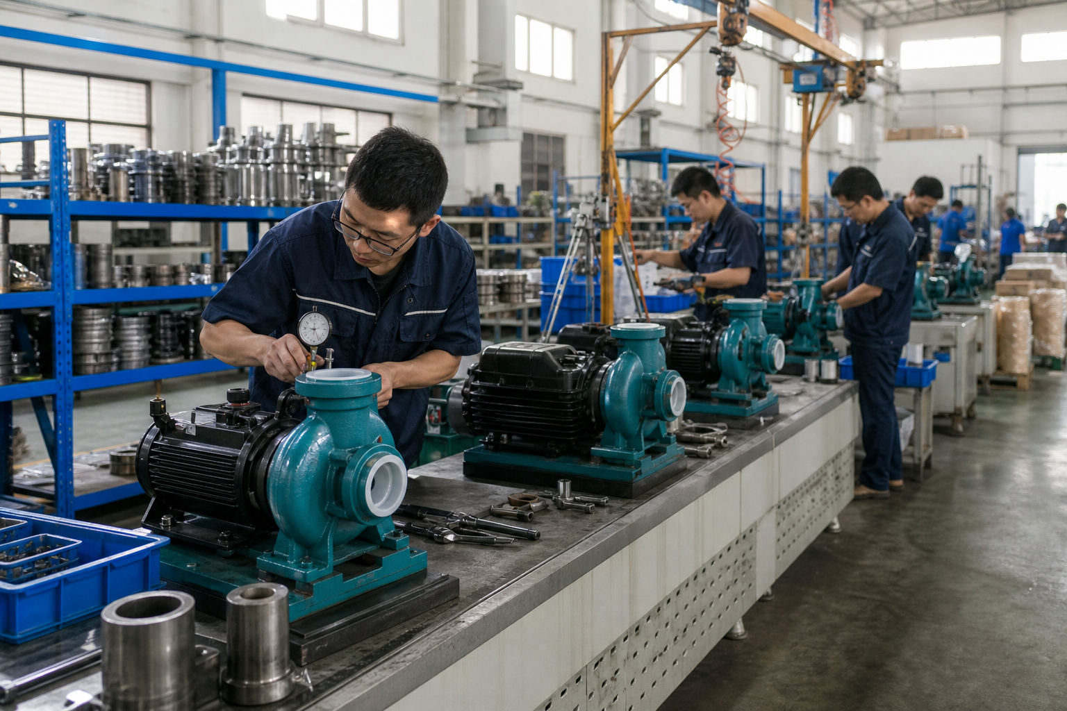 Water pump workshop live shot