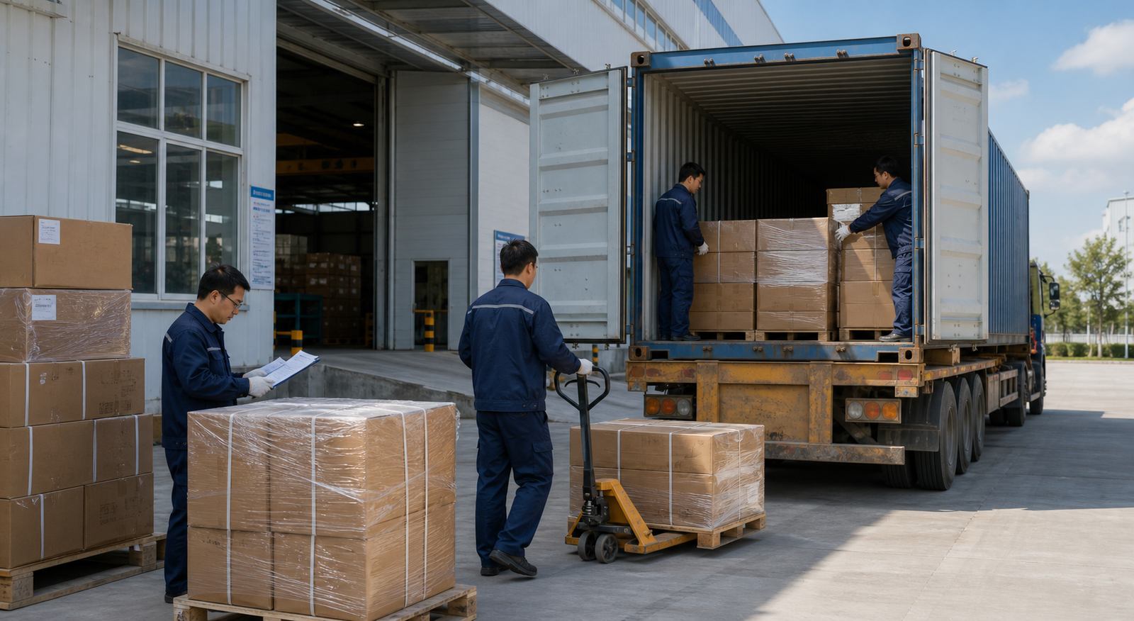 Water pump testing and inspection before shipment