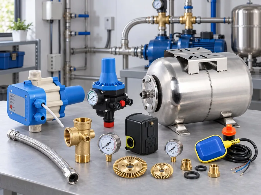 Water pump controller and accessory capability