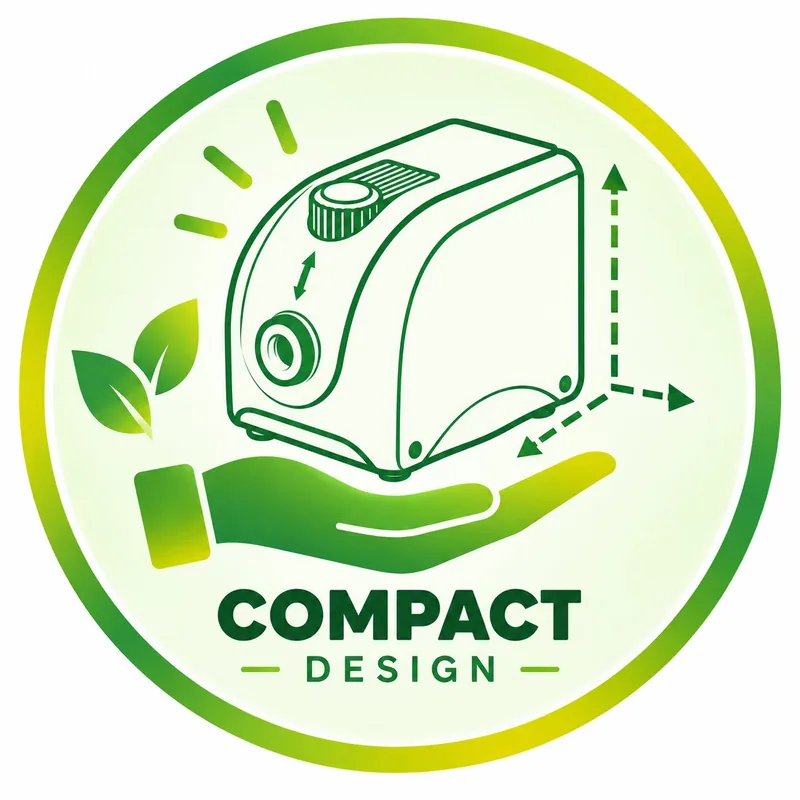 Compact design for distributor display